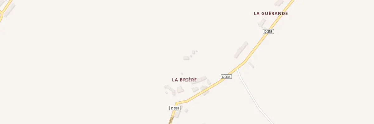 Plan du 28 Rte de la Briere - Coigny à Montsenelle