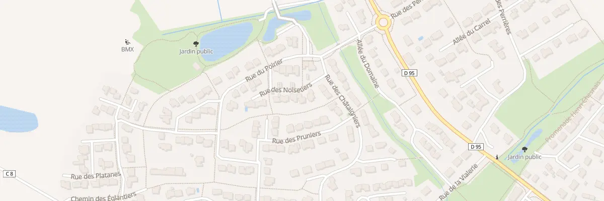 Plan du 3 Rue des Noisetiers à Domagné