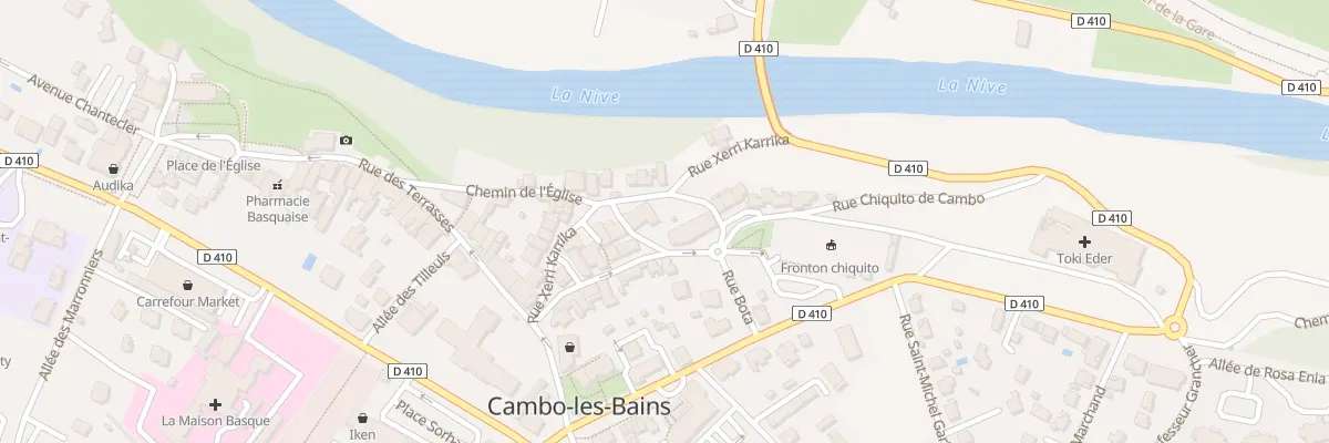 Plan du 10 Rue Xerri karrika à Cambo-les-Bains