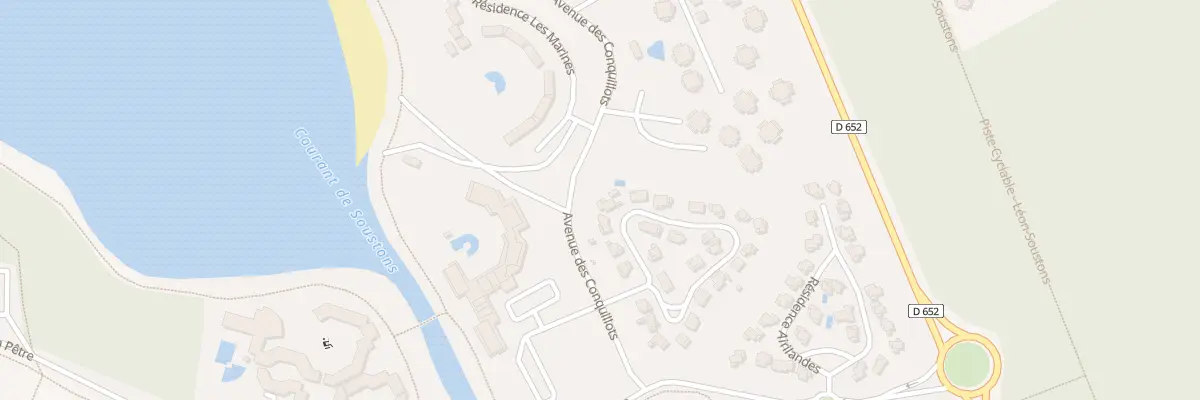 Plan du 34 Rue des Grands Pins à Soustons