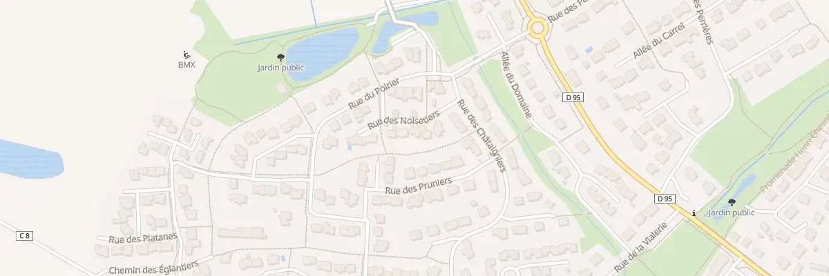 Plan du 5 Rue des Noisetiers à Domagné