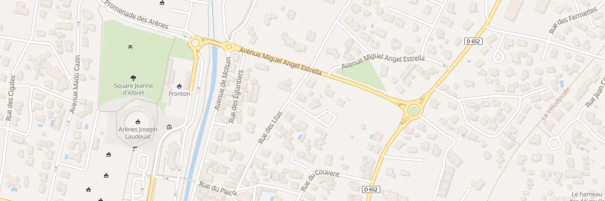 Plan du 12 Rue des Lilas à Vieux-Boucau-les-Bains