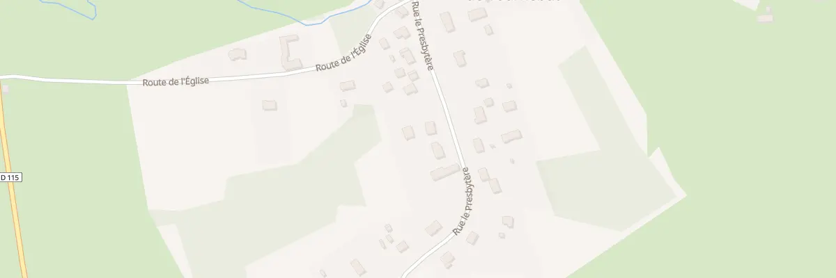 Plan du 10 Le Presbytère à Saint-Germain-de-Tournebut