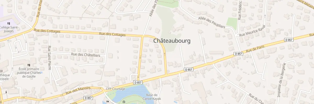 Plan du 28 Rue des Cottages à Châteaubourg