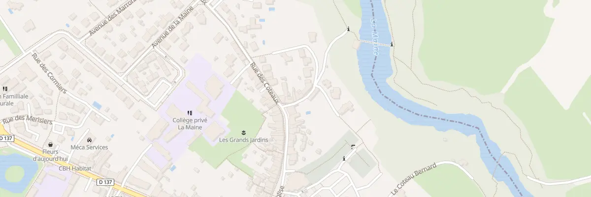 Plan du 3 Rue de Versailles à Aigrefeuille-sur-Maine
