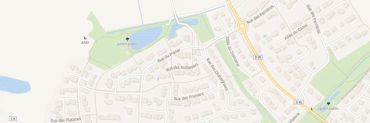 Plan du 8 Rue des Noisetiers à Cornillé