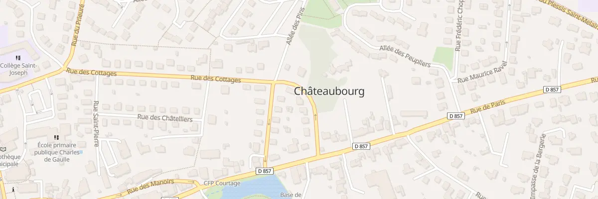 Plan du 26 Rue des Cottages à Châteaubourg
