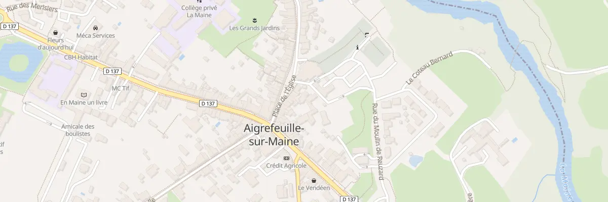 Plan du 2 Che des Tanneries à Aigrefeuille-sur-Maine