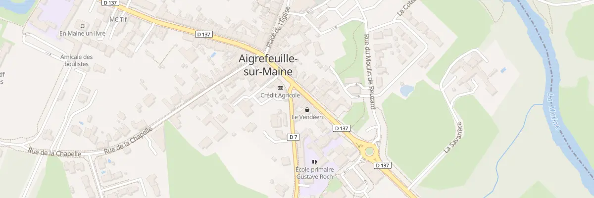 Plan du 12 Av de la Vendée à Aigrefeuille-sur-Maine