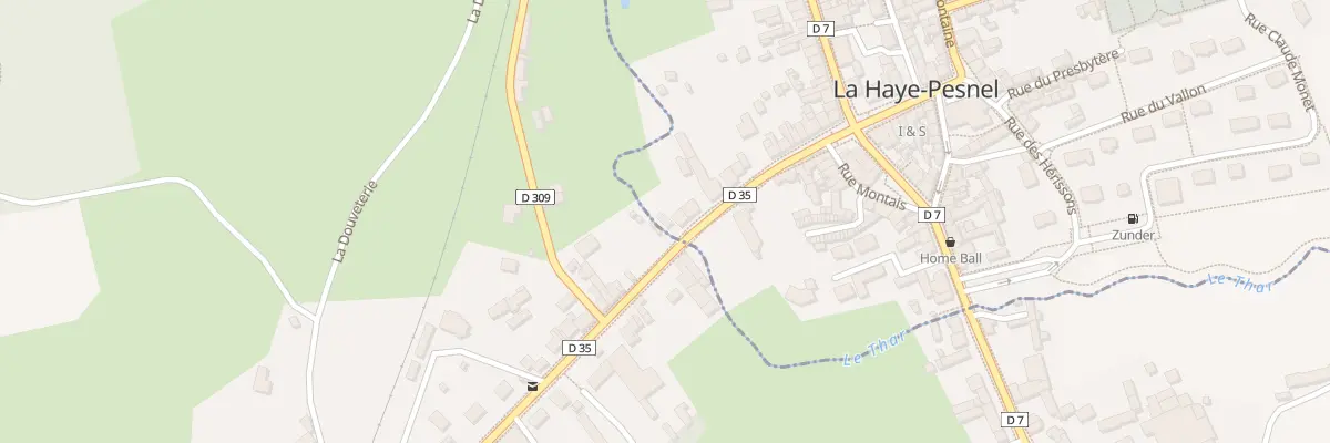 Plan du 30 Rue du Thar à La Haye-Pesnel