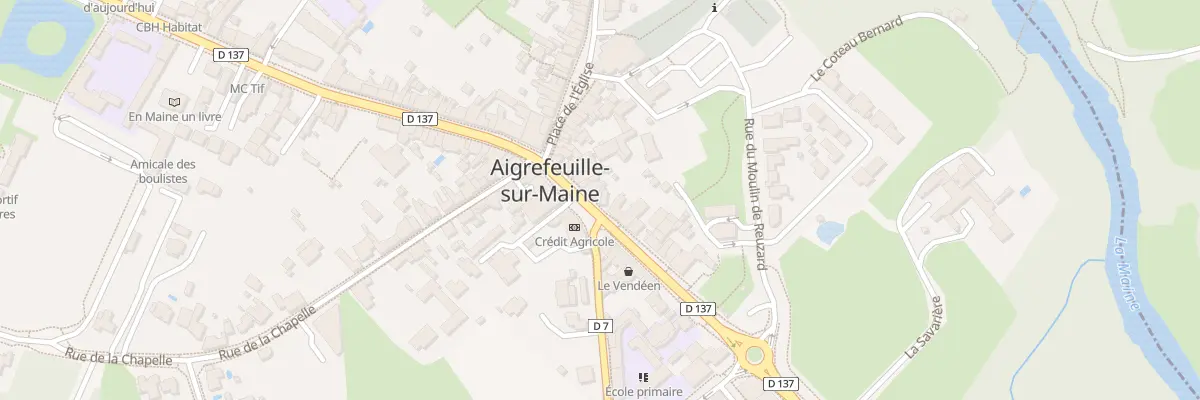 Plan du 5746 Av de la Vendée à Aigrefeuille-sur-Maine