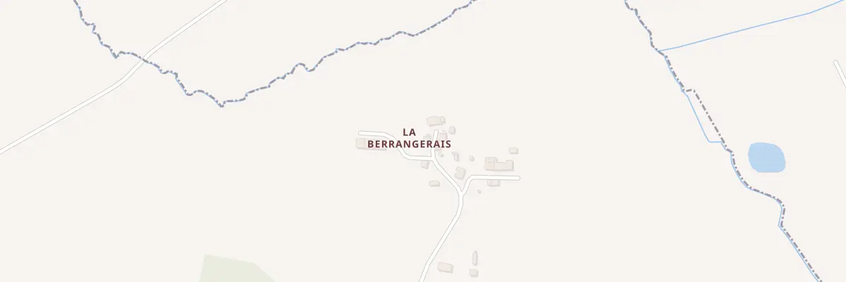 Plan du 5055 La Berrangerais à Saint-Ouen-des-Alleux
