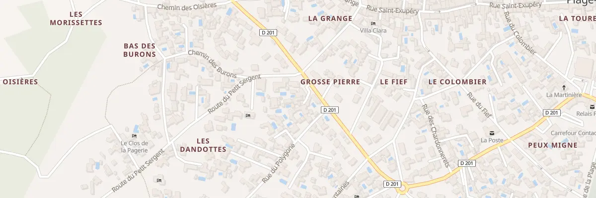 Plan du 29 Rue de la Glacière au Bois-Plage-en-Ré