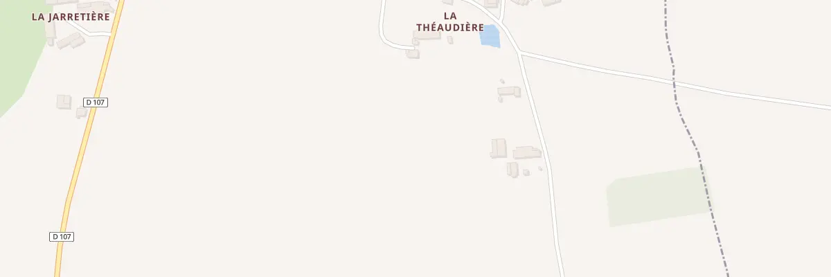 Plan du 5321 La Theaudière à Coësmes
