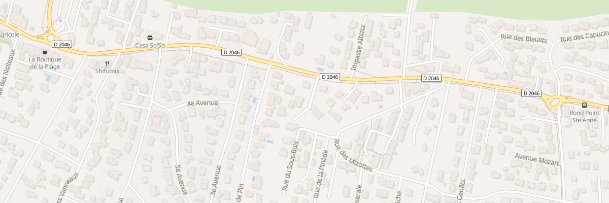Plan du 16 Bd Mal de Lattre de Tassigny à La Tranche-sur-Mer