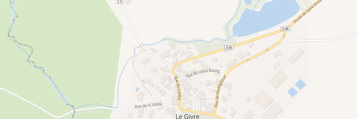 Plan du 1 Rte de Saint-vincent au Givre