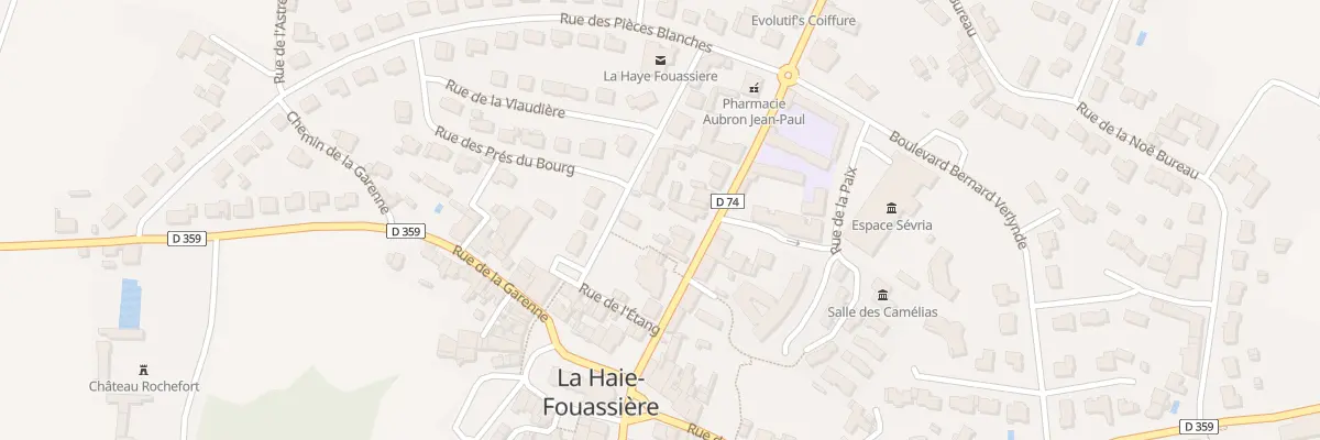 Plan du 10 Rue de la Gare à La Haie-Fouassière