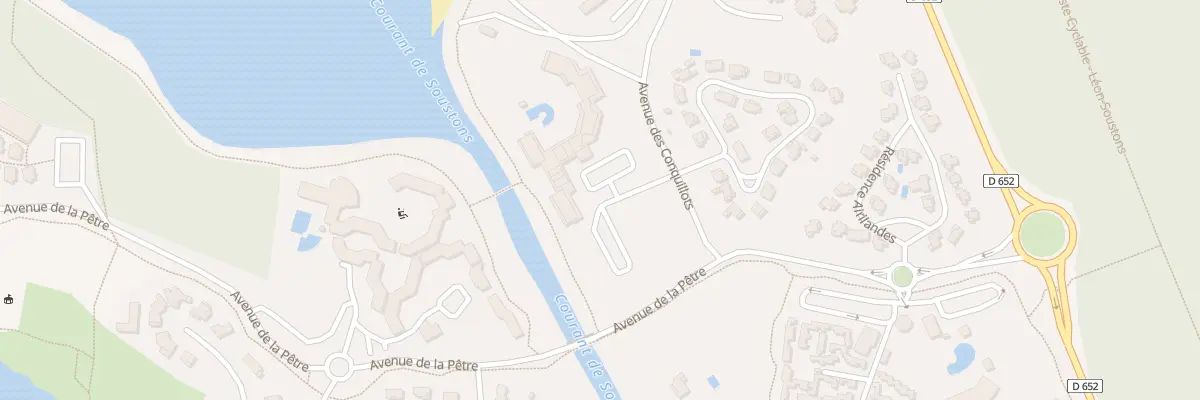 Plan de Av des Conquillots à Soustons