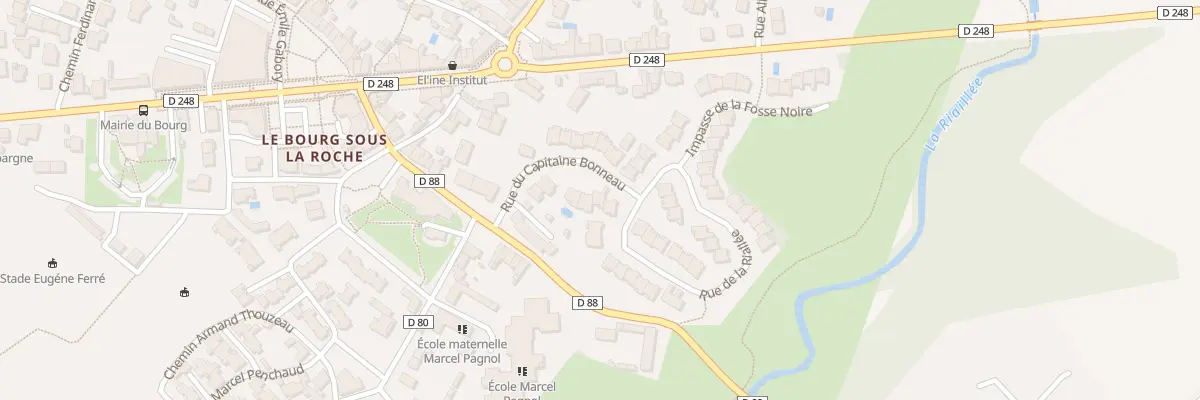Plan du 26 Rue du capitaine bonneau à La Roche-sur-Yon