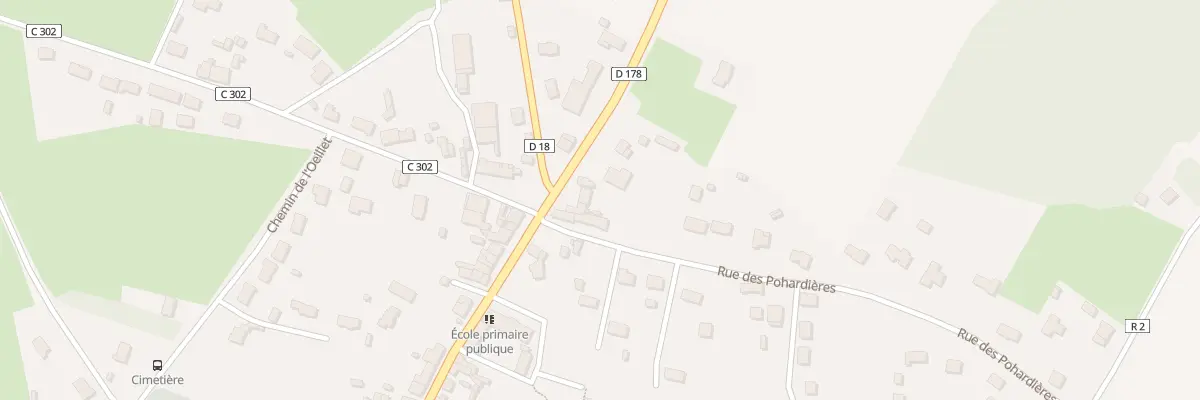 Plan du 110 Rue des Fréres Templé à La Meilleraye-de-Bretagne