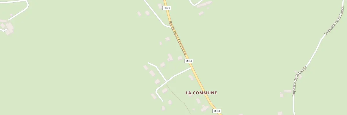 Plan du 25 La Commune à Saint-Germain-de-Tournebut
