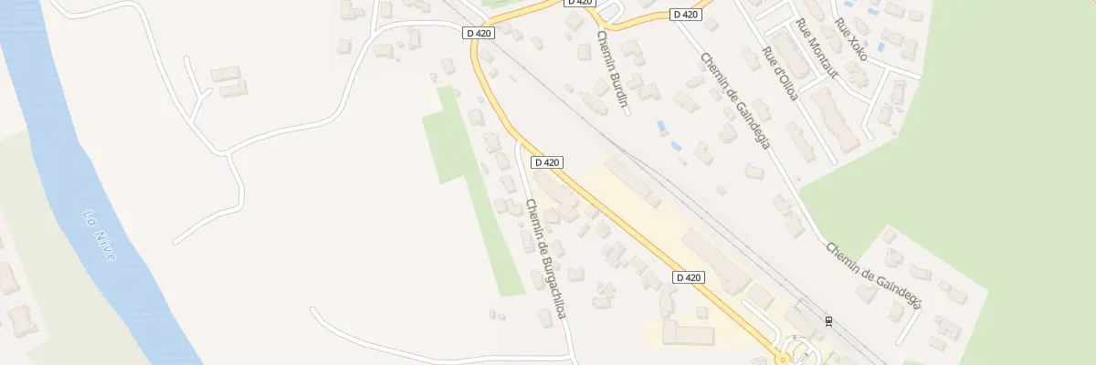 Plan du 16 Che de Burgachiloa à Cambo-les-Bains