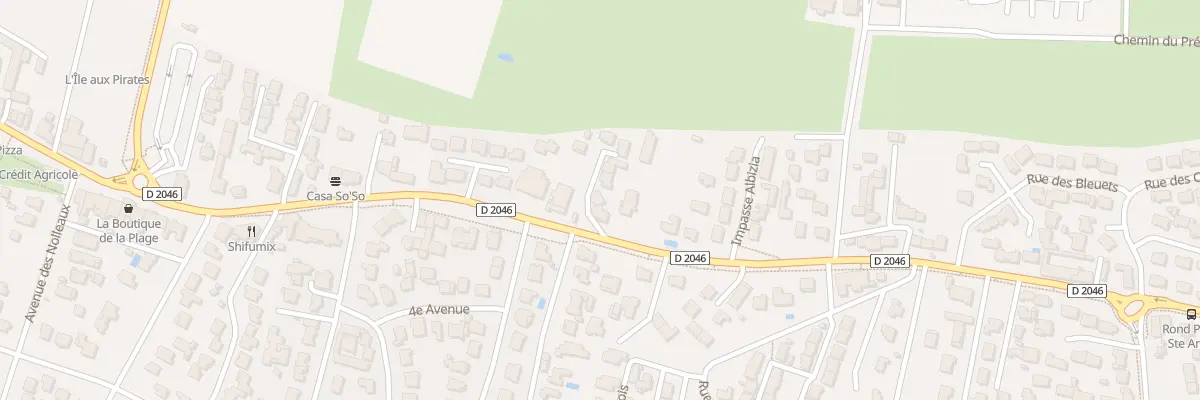 Plan du 11 Bd Mal de Lattre de Tassigny à La Tranche-sur-Mer