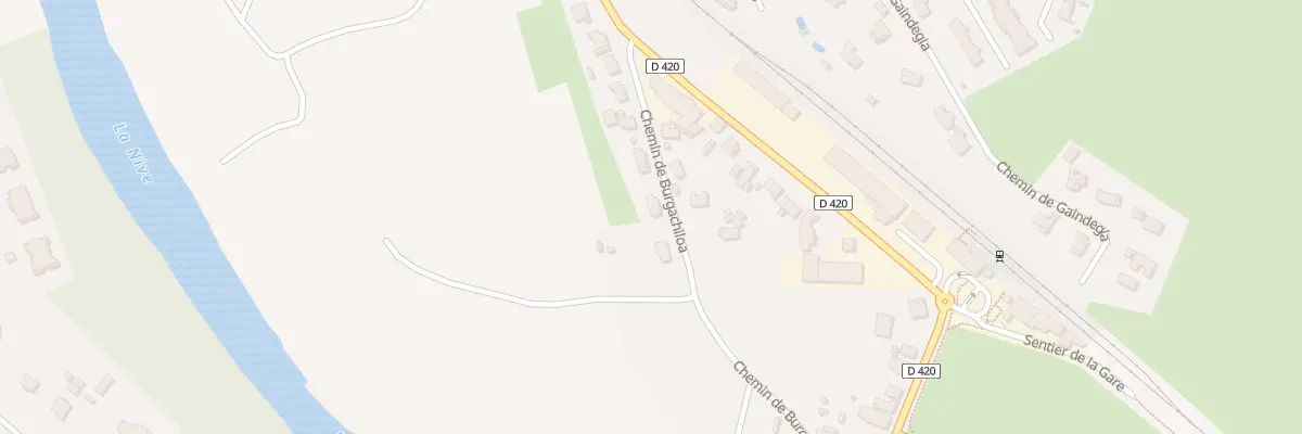 Plan du 5 Che de Burgachiloa à Cambo-les-Bains