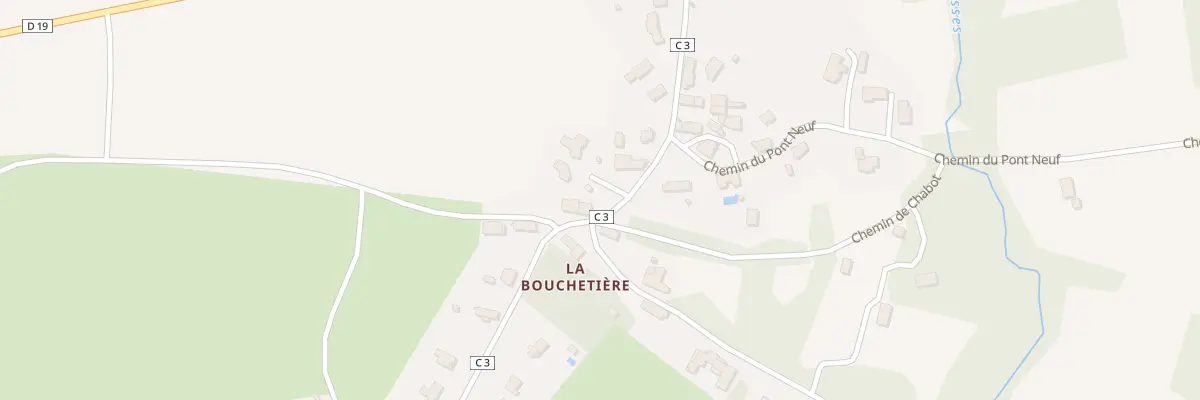 Plan du 19 La Bouchetière au Givre