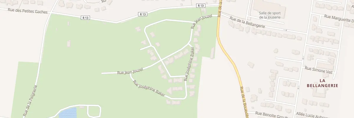 Plan du 13 Rue Jean Jouzel à Saint-Aubin-du-Cormier