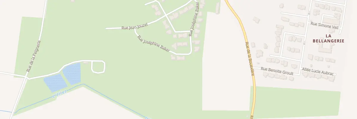 Plan du 25 Rue Joséphine Baker à Saint-Aubin-du-Cormier