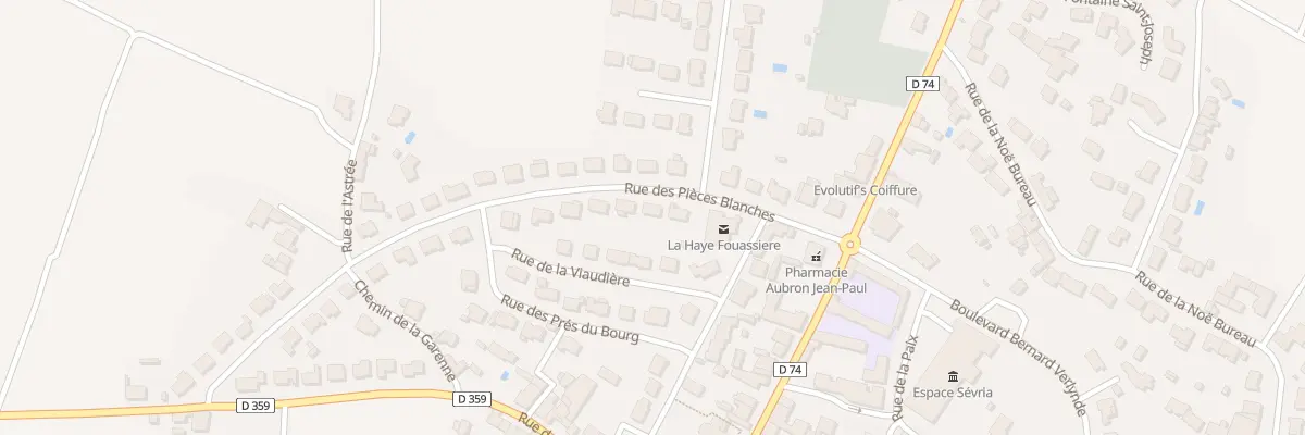 Plan du 4 Rue des Pièces Blanches à La Haie-Fouassière