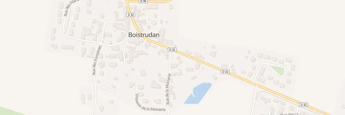 Plan du 1 Rue de la Moinerie à Boistrudan