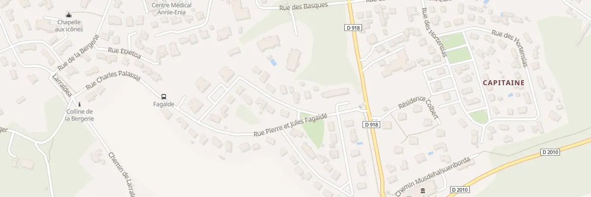 Plan du 30 Rue Pierre et Jules Fagalde à Cambo-les-Bains