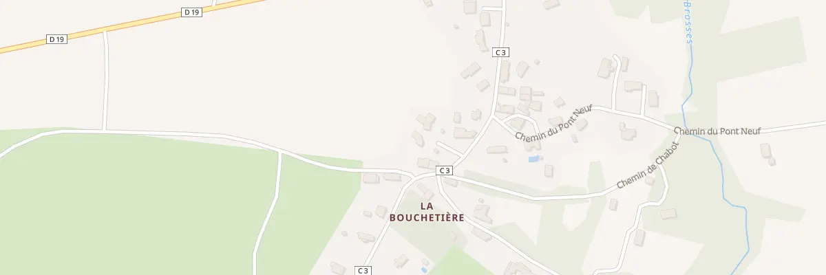 Plan du 21 La Bouchetière au Givre
