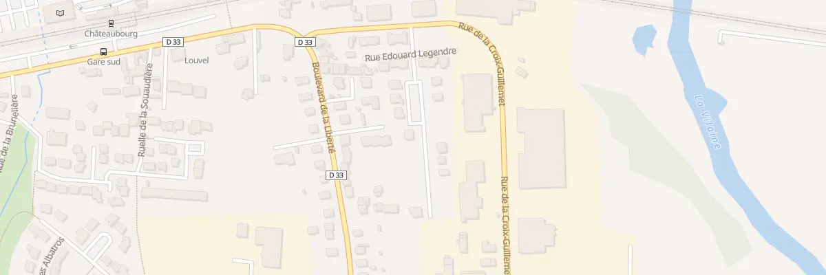 Plan du 18 Rue Edouard Legendre à Châteaubourg