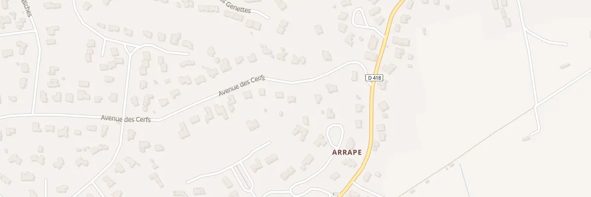 Plan du 660 Av des Cerfs à Soorts-Hossegor