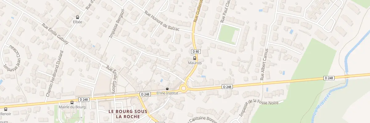 Plan du 17 Rue guillerot à La Roche-sur-Yon