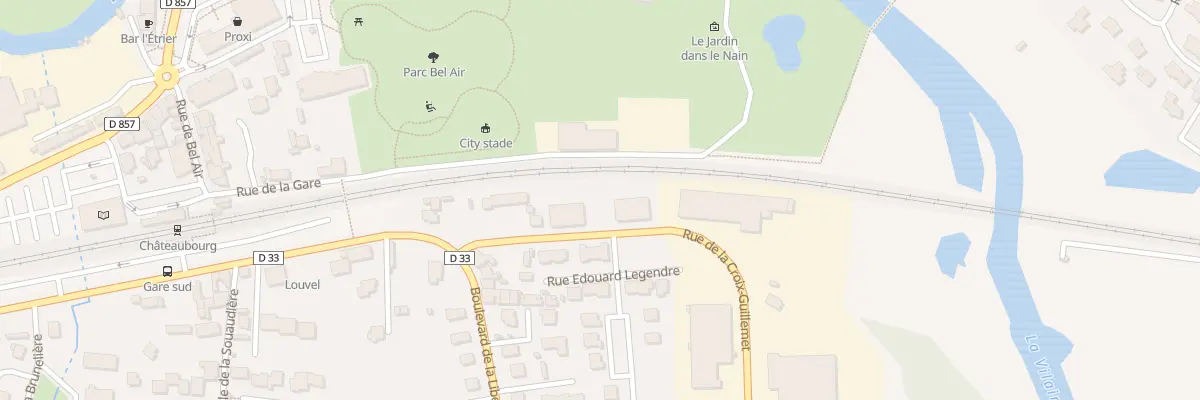 Plan du 7 Rue de la Croix Guillemet à Châteaubourg