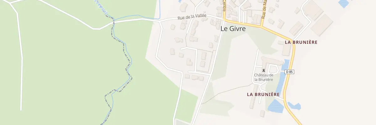 Plan du 9 Quartier de l’orangerie au Givre