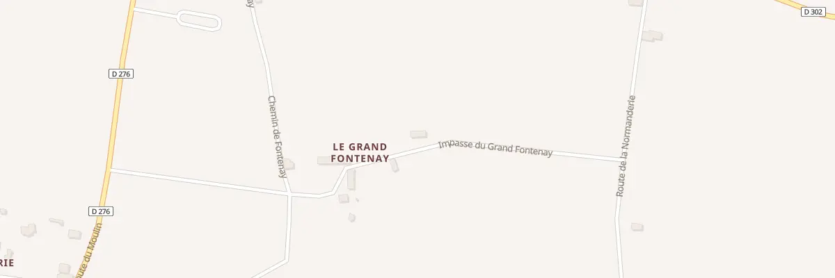 Plan du 2 Le Grand Fontenay à Saint-Denis-le-Vêtu