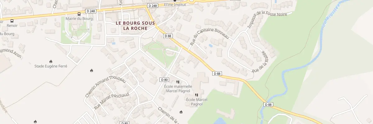Plan du 5 Rue émile baumann à La Roche-sur-Yon