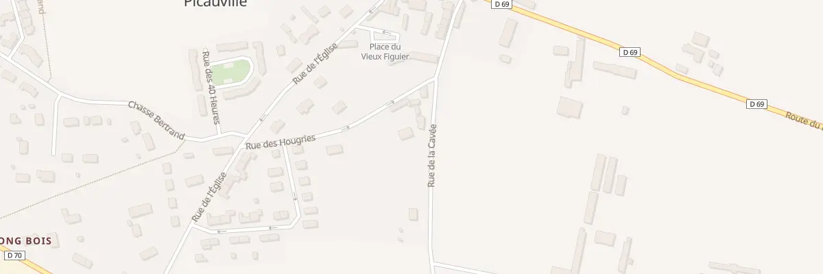 Plan du 17 Rue de la Cavee à Picauville