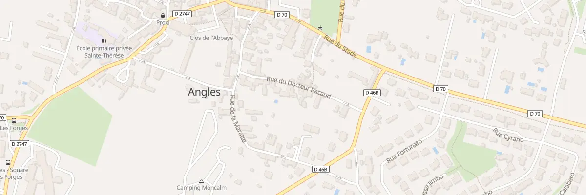 Plan du 14 Rue du docteur pacaud à Angles