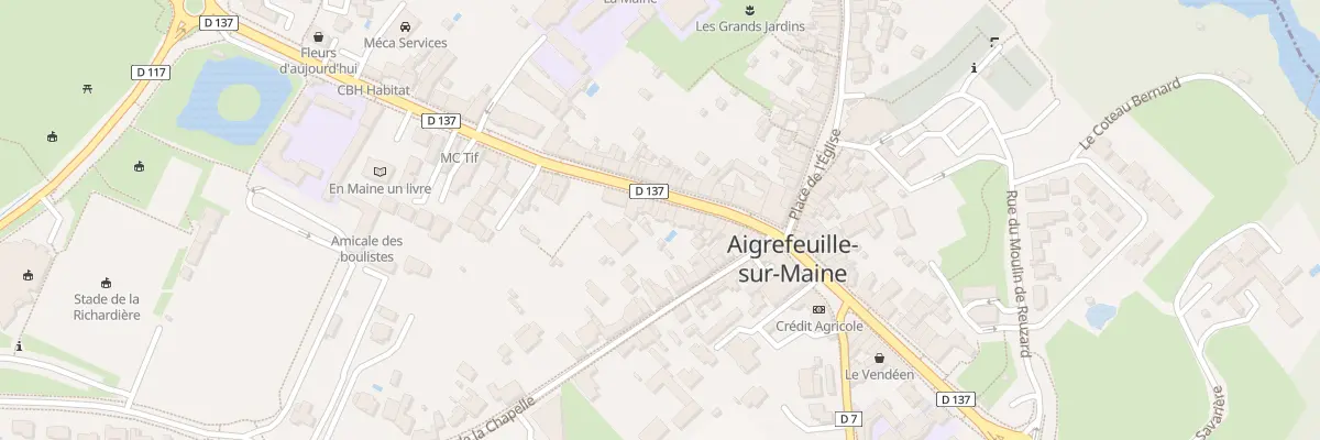 Plan du 17 Av de Nantes à Aigrefeuille-sur-Maine