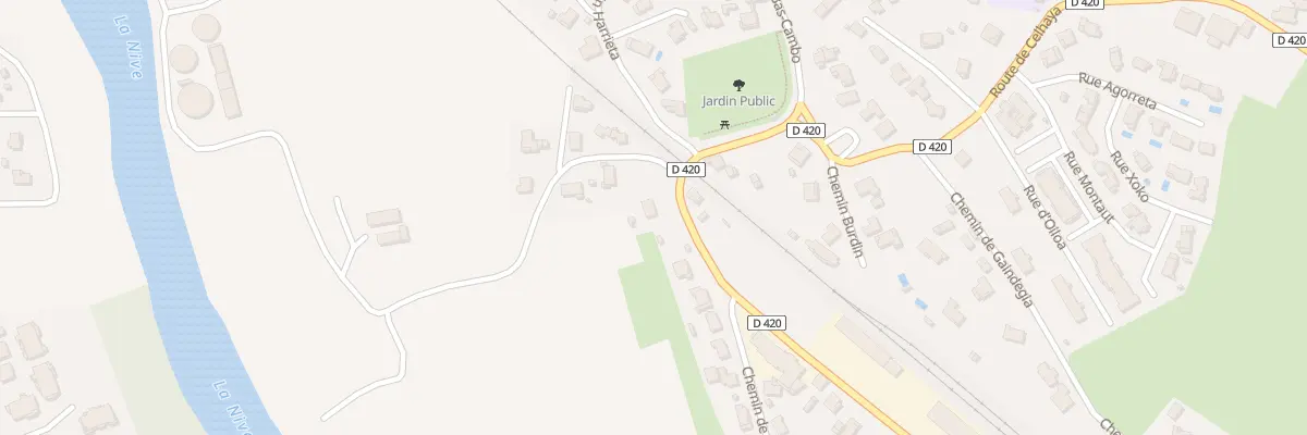 Plan du 27 Rte du Bas-Cambo à Cambo-les-Bains