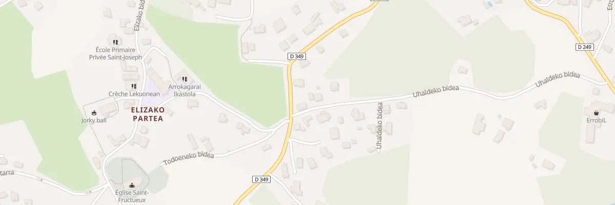 Plan du 473 Rte du Pas de Roland à Itxassou
