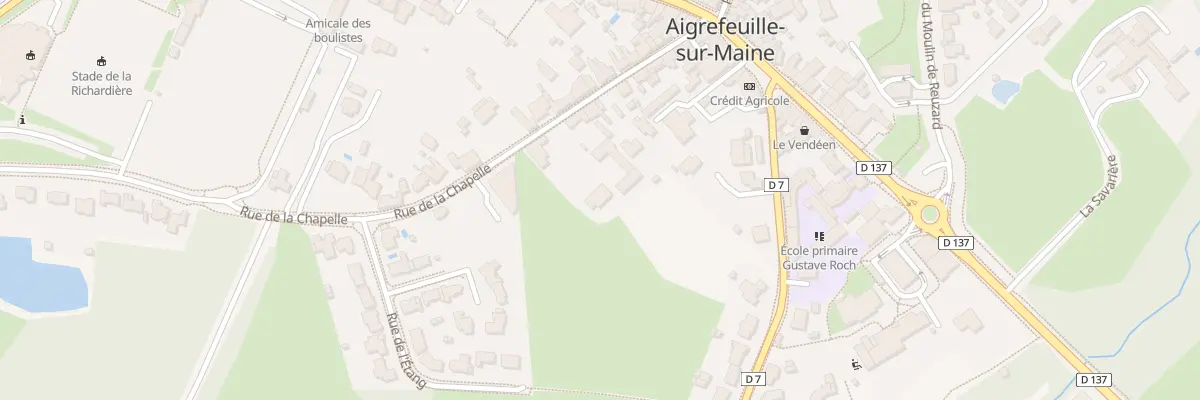 Plan du 23 Rue de la Chapelle à Aigrefeuille-sur-Maine