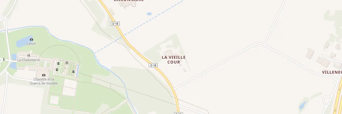 Plan du 1 La Vieille Cour à Montréverd
