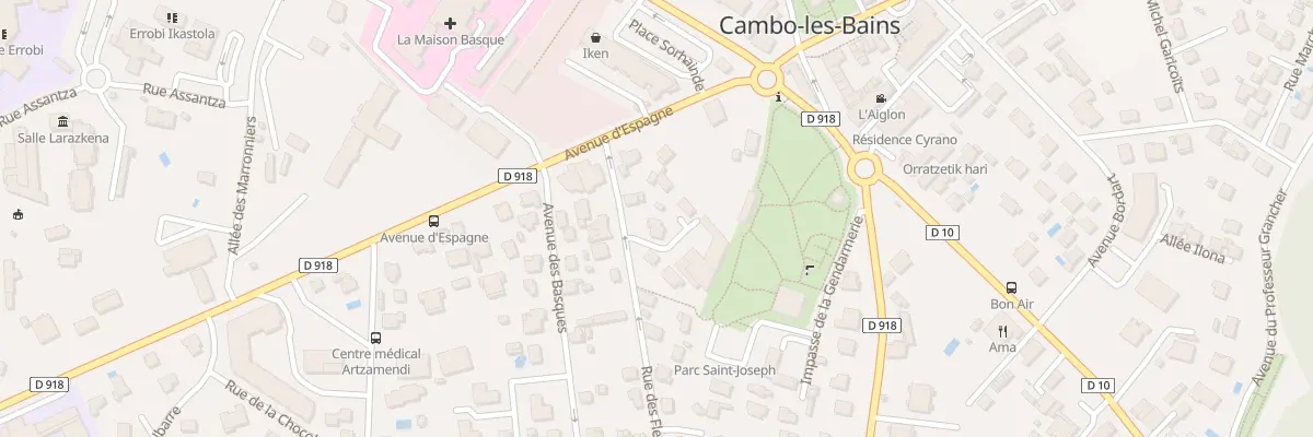 Plan du 3 Rue des Fleuristes à Cambo-les-Bains